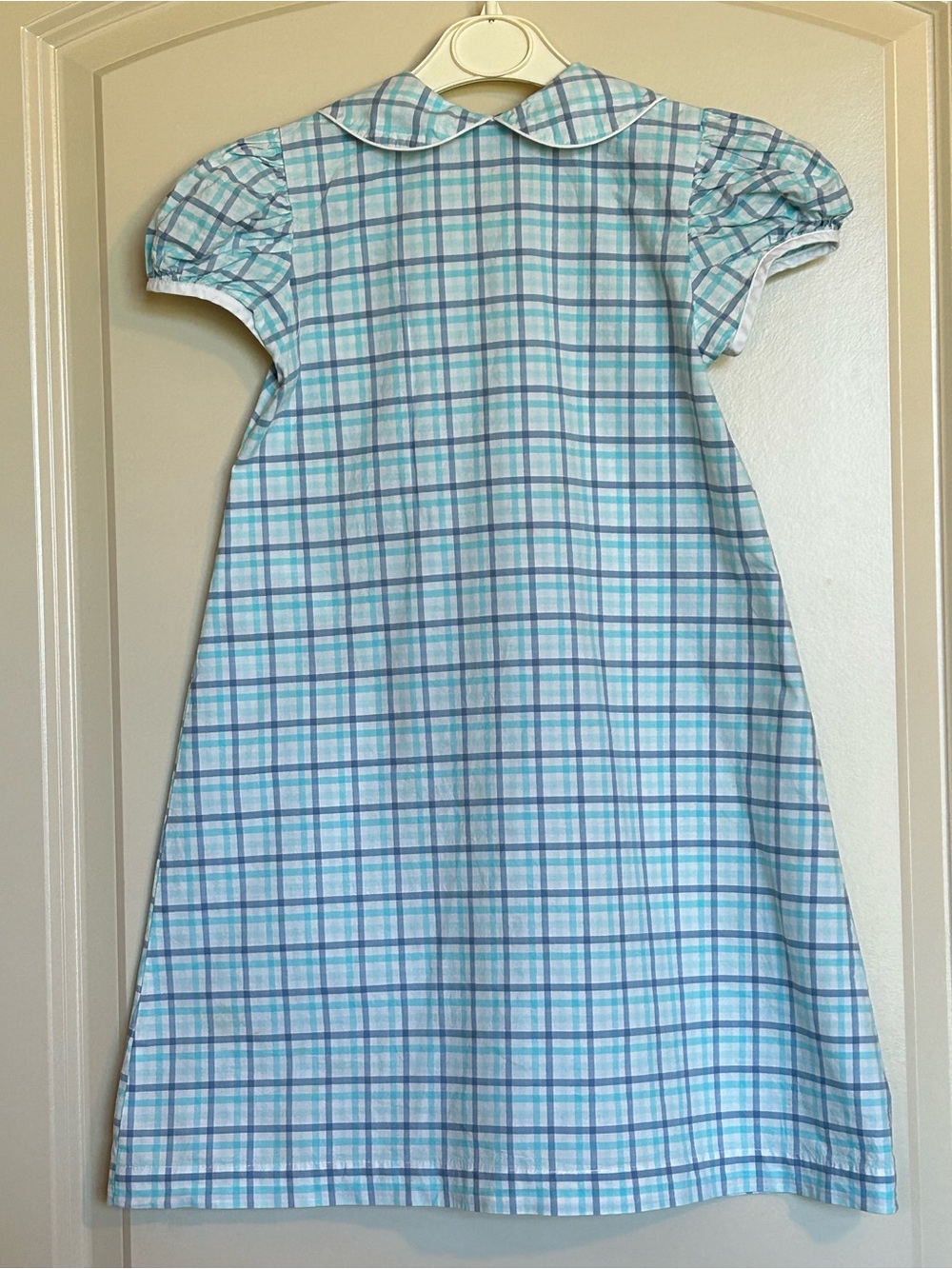 Sz6 Krewe Kids Plaid Scallop Collar Dress - Picture 4 of 6